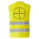 Gilet jaune cible noire