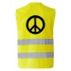 Gilet jaune Peace and Love