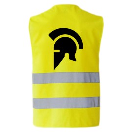 Gilet jaune casque