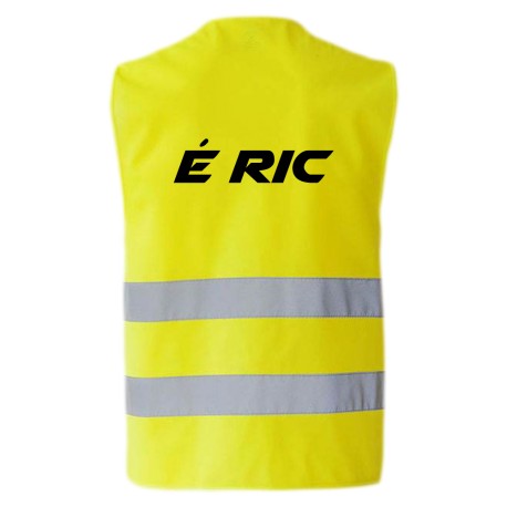 Gilet De Sécurité VISITEUR - Fluorescent Avec Marquage Au Dos - Taille Confortable